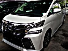 2015 Toyota Vellfire 2.5 Z G Edition MPV