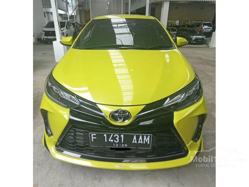 Jual Mobil Toyota Yaris 2021 S GR Sport 1.5 di Jawa Barat Automatic Hatchback Kuning Rp 227.900.000
