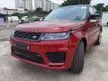 Recon 2018 Land Rover Range Rover Sport 3.0 SDV6 DIESEL ENGINE HSE DYNAMIC, MERIDIAN SOUND SYSTEM, PANAROMIC ROOF, BODY & INT RED SPORT RARE UNIT. - Cars for sale