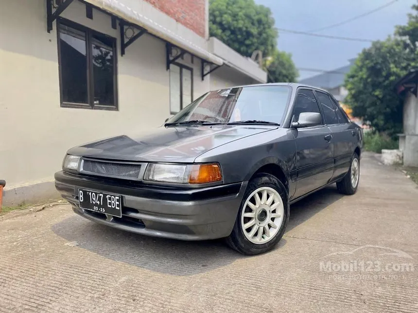 Jual Mobil Mazda 323 1991 1.6 di Banten Manual Sedan Abu