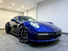 2021 Porsche 911 3.7 Turbo S Coupe 992 BIG SPEC GENTIAN BLUE RACE TEX