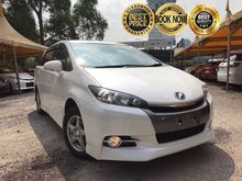 2013 Toyota Wish 1.8(A)S MODEL JAPAN SPEC**PRICE CONFIRM INCLUDE GST**ZERO DOWNPAYMENT**STEERING CONTROL**DVD PLAYER WITH REVERSE CAMERA**