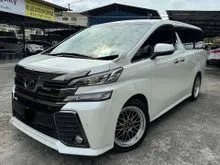 2017 Toyota Vellfire 2.5 Z Golden Eyes MPV