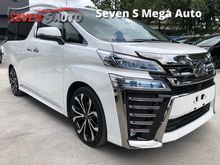 2018 Toyota Vellfire 3.5 ZAG Modelista Rims JBL 360Cam FullSpec