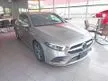 Recon 2019 Mercedes-Benz A180 1.3 AMG [HUD, 360, RED LEATHER SEATS, PREMIUM SOUND, AMBIENT LIGHT, MOJAVE SILVER, VOS BREAKDOWN PROVIDED] - Cars for sale