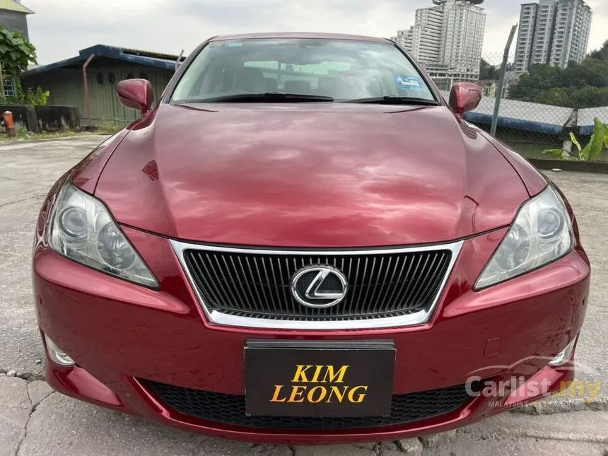 Used 2006 Lexus IS250 2.5 Sedan/SUNROOF/CAREFUL OWNER/RED COLOUR BODY