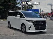 2025 Toyota Alphard 2.5 Z ADVANCE PARK AUTO STEP SUNROOF 5A 10K KM 5YRS TOYOTA WARRANTY
