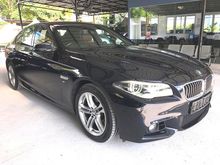 TAK TIPU TAHUN !!! 2014 BMW 528i M-Sport F10 2.0 LCi iDRIVE (AT) Leather Seat Paddle Shift Full Service Record *No SST*