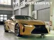 Recon 2019 Lexus LC500 5.0 V8 L Package Coupe Unregistered 21 Inch Forged Rim Mark Levinson Sound System Full Leather Seat Power Seat Memory Seat Air C