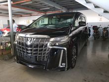 2018 Toyota Alphard 2.5 SC Facelift With Alpine Unreg