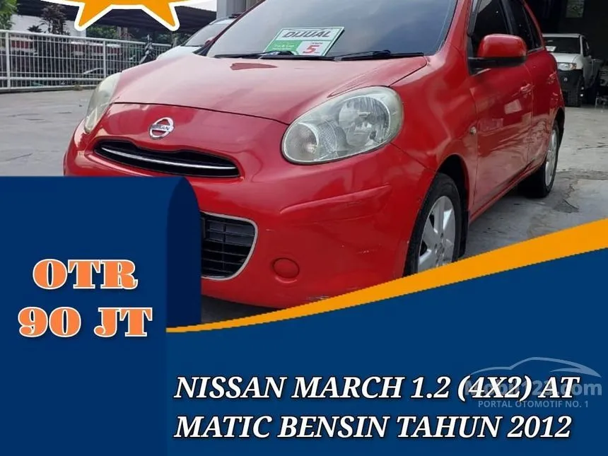 Jual Mobil Nissan March 2012 1.2L 1.2 di Jawa Barat Automatic Hatchback Merah Rp 90.000.000