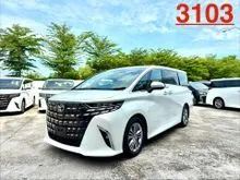 2025 Toyota Alphard 2.5 Z NEW MODEL SUNROOF 3LED JBL HOME THEATER HUD DIM BSM READY STOCK OFFER OFFER