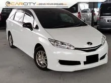2017 Toyota Wish 1.8 X MPV WARRANTY REVERSE CAMERA LOW MILEAGE ONE OWNER