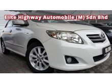 Toyota Altis 1.8 G E (A) Premium Model Done 59K km By UMW Toyota Service Record