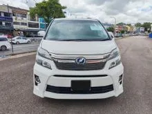 HARI RAYA PROMO  TOYOTA VELLFIRE Z 2.4AT 2010  RM55,800  MPV VIP, BALIK KAMPUNG LEVEL BOSS