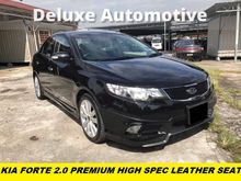 2012 Kia Forte 2.0 SX Sedan LOW MILEAGE 55K KEYLESS PUSH START LEATHER SEAT ONE OWNER CAR KING