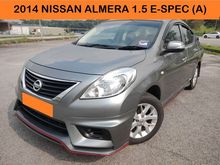 2014 NISSAN ALMERA 1.5 (A) E-SPEC < IMPUL BDKIT & JVC DVD REV CAM >