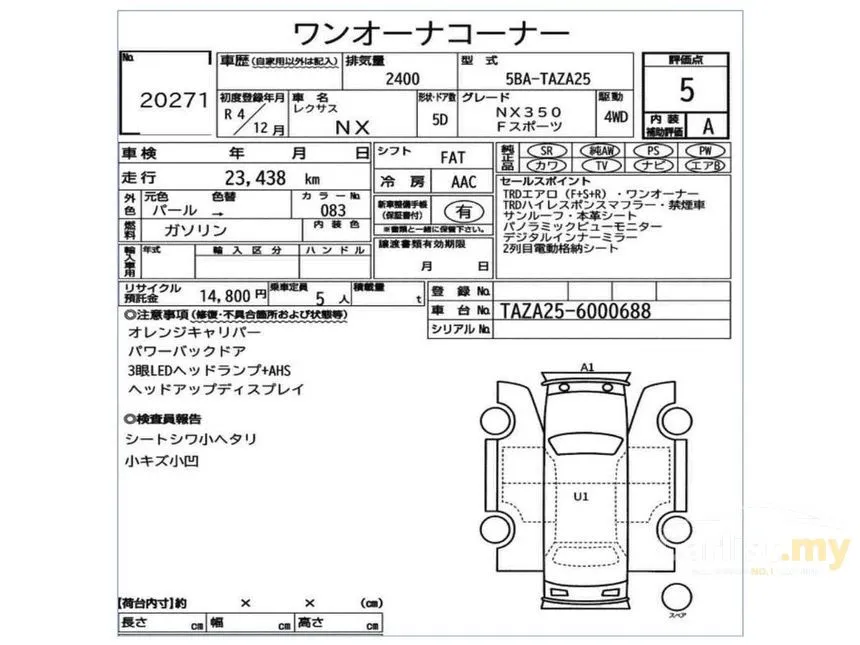 2022 Lexus NX 350 F Sport SUV