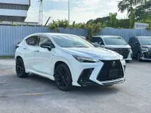 *Grade 5A/TRD Bodykit/Sunroof* 2022 Lexus NX 350 2.4 F Sport SUV (Processing Fee RM1350, Free Warranty, Free Service and ETC)