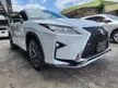 Recon *BUY FROM PRETTY CARRIE* 2018 Lexus RX300 2.0 F Sport RED LEATHER, SUPER LOW MILEAGE, JAPAN SPEC UNREG - Cars for sale