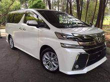 2015 Toyota Vellfire 2.5 (A) Facelift 7s - RAYA PROMO