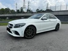 2020 Mercedes-Benz C300 2.0 AMG Full Service Record 60K Mileage 9G-Tronic Burmester Sound System Ambient Light Sunroof Power Boot W205 C200 C250 C180