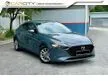 Used 2019 Mazda 3 1.5 SKYACTIV-G Sedan (A) 3 YEAR WARRANTY TRUE YEAR MADE FULL SERVICE RECORD 30K MILEAGE ONLY DVD PLAYER LEATHER SEAT - Cars for sale