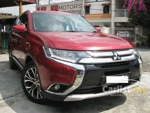 2016 Mitsubishi Outlander 2.4 (A) MIVEC Sunroof Leather Seats 8 Seater Power Boot Push Start Keyless Entry NFL Well Maintained MPV in SUV Form