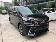 2015 Toyota Vellfire 3.5 ZA G ZAG FINAL RUSH Ready Stock
