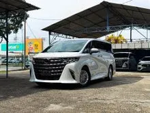 OFFER UNIT 2024 Toyota Alphard 2.5 Z 7-Seater MPV DIM, BSM