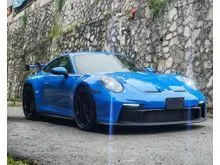 POWERFUL STREET LEGAL SPORTS CAR SHARK BLUE BIG SPOILER FRONT LIFTER 2021 Porsche 911 4.0 GT3 Coupe