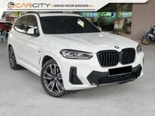 2022 BMW X3 2.0 xDrive30e M Sport SUV UNDER WARRANTY FULL SERVICE LOW MILEAGE 58K SUNROOF 360 CAMERA