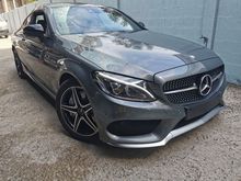 2017 Mercedes-Benz C43 AMG Coupe Full Spec With Panaromic Roof,Burmester High End Sound System,2 Way Memory Seats,Reverse Camera,AMG Rims,Power Boot