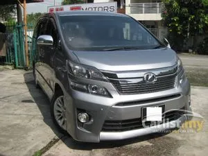 2012 Toyota Vellfire 2.4 (A) Z Spec VVTI New Facelift 7 Seater Black Interior 2 Power Doors Full Z Spec Bodykits Well Maintained Local AP Price