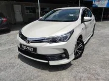 2019 Toyota COROLLA ALTIS 1.8 (A) G FACELIFT,DUAL VVT-I,PUSH START,Leather Seats,Mileage 75K ONLY(Under Warranty TOYOTA)