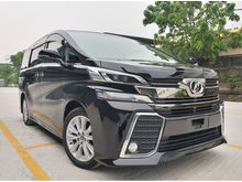 2015 Toyota Vellfire 2.5 ZA 7S 2PDR BKITS RMTR RCA 17KM