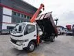 Recon Hino lorry Crane tipper /bdm7500kg /unregister