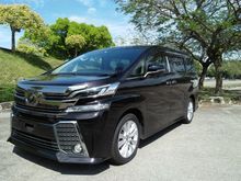 2015 Toyota Vellfire 2.5 Z Spec *** ALPINE PLAYER *** ALPINE MONITOR *** FULL LEATHER