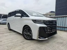 2025 Toyota Vellfire 2.4 Turbo Grade 5A Sun Roof 4Cam360View DIM HUD Advance Drive Roof Monitor Display Audio Brown Leather Power Boot Unregister