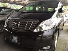 2009 Toyota Alphard 2.4 G V SPEC,7S,ORI HOME THEATER, FREE WARRANTY,REG 2012