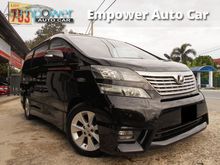 Toyota Vellfire 3.5 V6 (A) VL ZG PILOT SEAT P/BOOT, 2P/DOOR, 7 SEATER