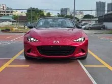 2024 MAZDA MX5 S 1.5 (M) FACELIFT, BLACK INT, BSM, WIDE SCREEN MONITOR, REVERSE CAM