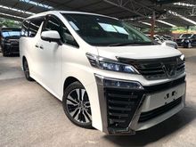 2019 TOYOTA VELLFIRE 2.5 ZG EDITION , SURROUND VIEW CAMERA WITH PANORAMIC ROOF