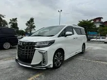 Non Sunroof JBL Full Spec Ori Low Mileage 23k km 2023 Toyota Alphard 2.5 G S C Package MPV