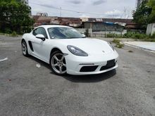 2018 Porsche 718 2.0 Cayman Coupe,BASE SPEC, REVERSE CAMERA,PADDLE SHIFT,JAPAN SPEC ,2018 UNREGISTER,GRADE 4.5