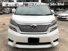 2011 Toyota Vellfire 2.4 Z Platinum POWER BOOT ORI MILLEAGE