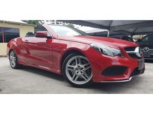 2014 Mercedes-Benz E250 CABRIOLET AMG 2.0 NFL JP SPEC CLEARANCE PRICE (RM239,000.00 NEGO)