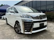 2018 Toyota Vellfire 2.5 ZG MPV