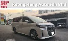 2021 Toyota Alphard 2.5 G S C Package MPV (A) REG AUG 2024, 1 CAREFUL OWNER, L/MIL - 56K KM, PILOT SEAT, P/BOOT, FREE 2 YEARS CAR WARRANTY, 18 S/RIMS