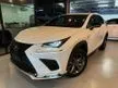 Recon 2020 Lexus NX300 2.0 F Sport Red Leather Full Spec Ori Low Mileage